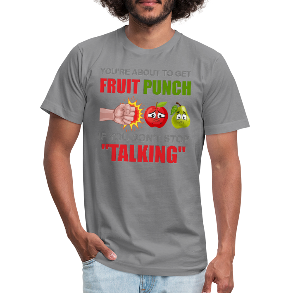 You're About To Get Fruit Punch, Foodie Shirt, Foodie Gifts, Funny Food Shirt, Food Shirt, Gift For Foodie, Fruit Shirt - slate