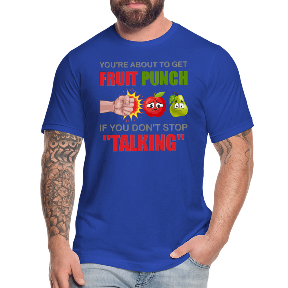 You're About To Get Fruit Punch, Foodie Shirt, Foodie Gifts, Funny Food Shirt, Food Shirt, Gift For Foodie, Fruit Shirt - royal blue