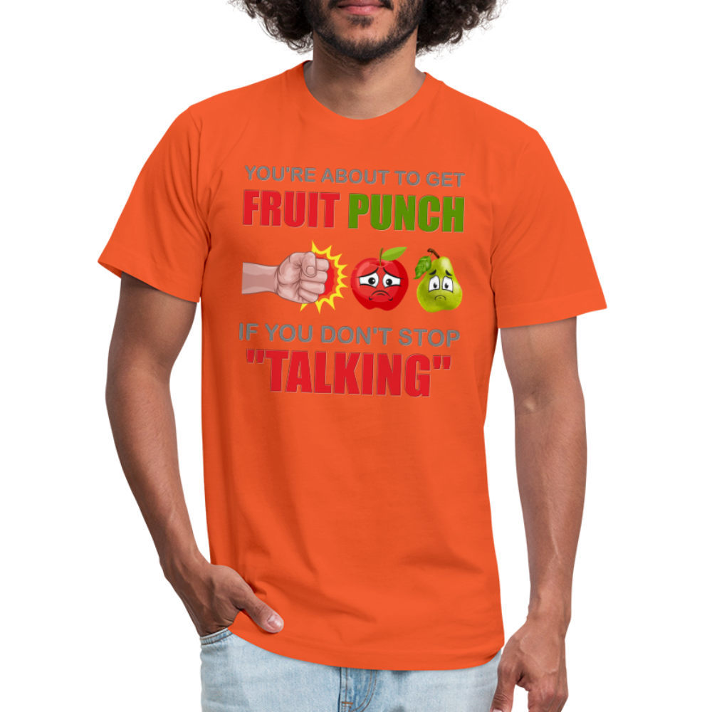 You're About To Get Fruit Punch, Foodie Shirt, Foodie Gifts, Funny Food Shirt, Food Shirt, Gift For Foodie, Fruit Shirt - orange
