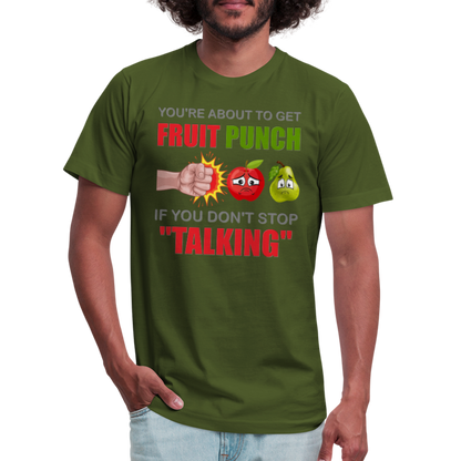 You're About To Get Fruit Punch, Foodie Shirt, Foodie Gifts, Funny Food Shirt, Food Shirt, Gift For Foodie, Fruit Shirt - olive
