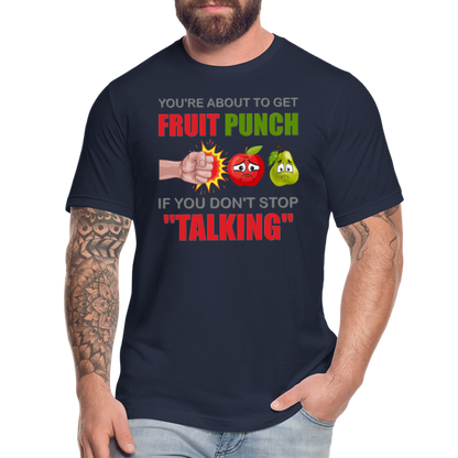 You're About To Get Fruit Punch, Foodie Shirt, Foodie Gifts, Funny Food Shirt, Food Shirt, Gift For Foodie, Fruit Shirt - navy