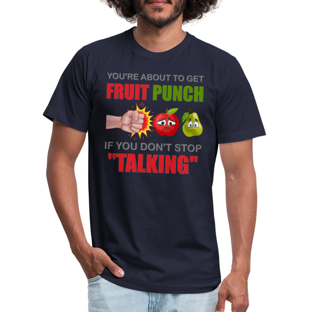 You're About To Get Fruit Punch, Foodie Shirt, Foodie Gifts, Funny Food Shirt, Food Shirt, Gift For Foodie, Fruit Shirt - navy