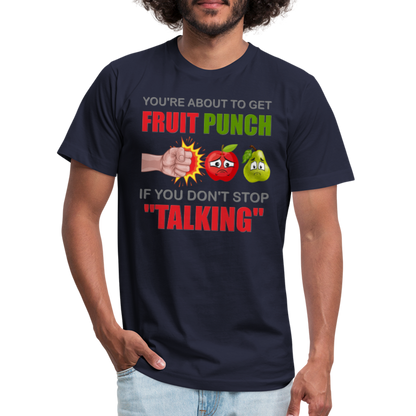 You're About To Get Fruit Punch, Foodie Shirt, Foodie Gifts, Funny Food Shirt, Food Shirt, Gift For Foodie, Fruit Shirt - navy