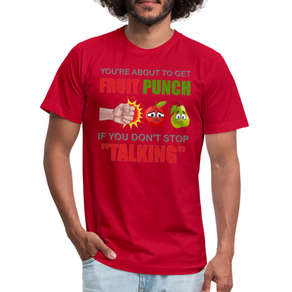 You're About To Get Fruit Punch, Foodie Shirt, Foodie Gifts, Funny Food Shirt, Food Shirt, Gift For Foodie, Fruit Shirt - red