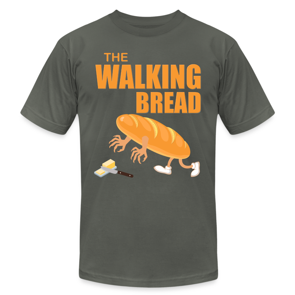The Walking Bread, Foodie Shirt, Foodie Gifts, Funny Food Shirt, Food Shirt, Gift For Foodie, Fruit Shirt - asphalt