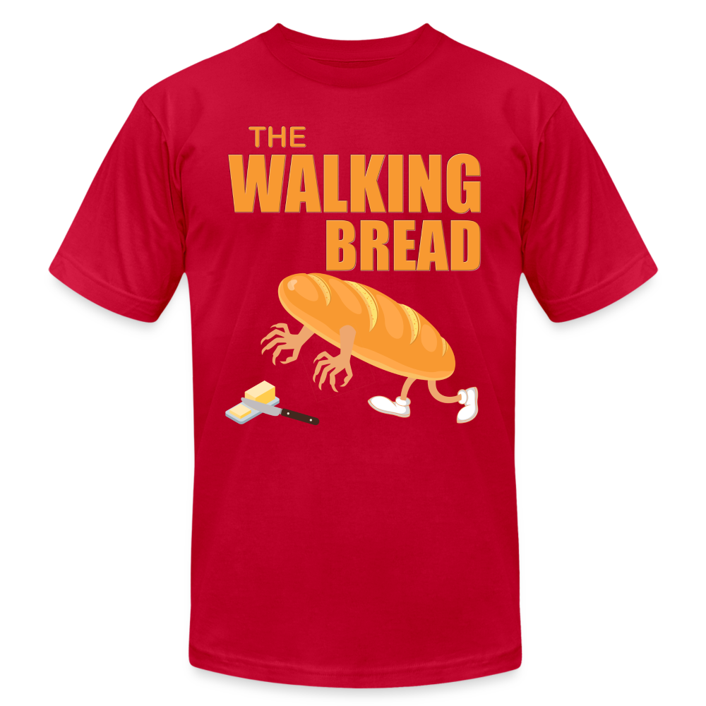The Walking Bread, Foodie Shirt, Foodie Gifts, Funny Food Shirt, Food Shirt, Gift For Foodie, Fruit Shirt - red