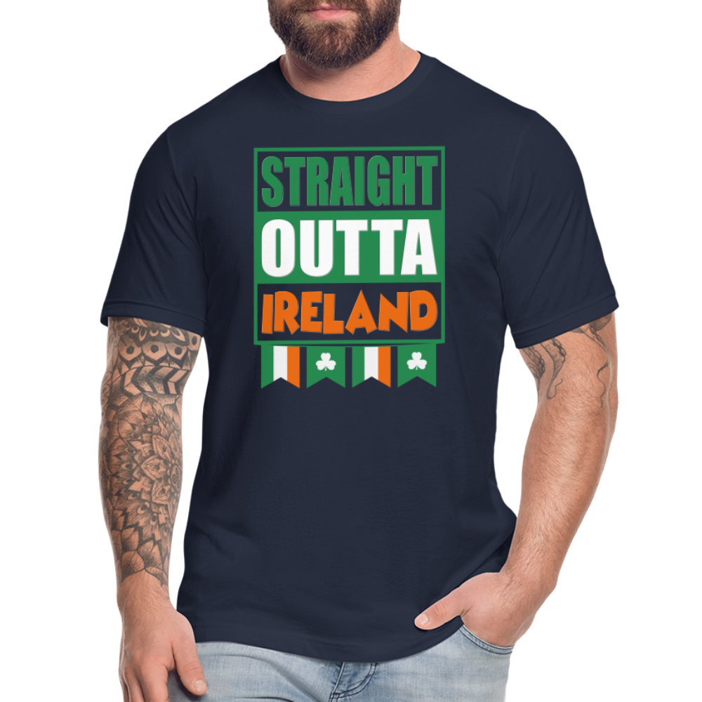 Straight Outta Ireland, St Patrick Day Shirt, Shamrock Shirt, Irish Shirt, Lucky Shirt, St Patricks Shirt, St Patricks Day Tee, St Patricks Day Gifts - navy