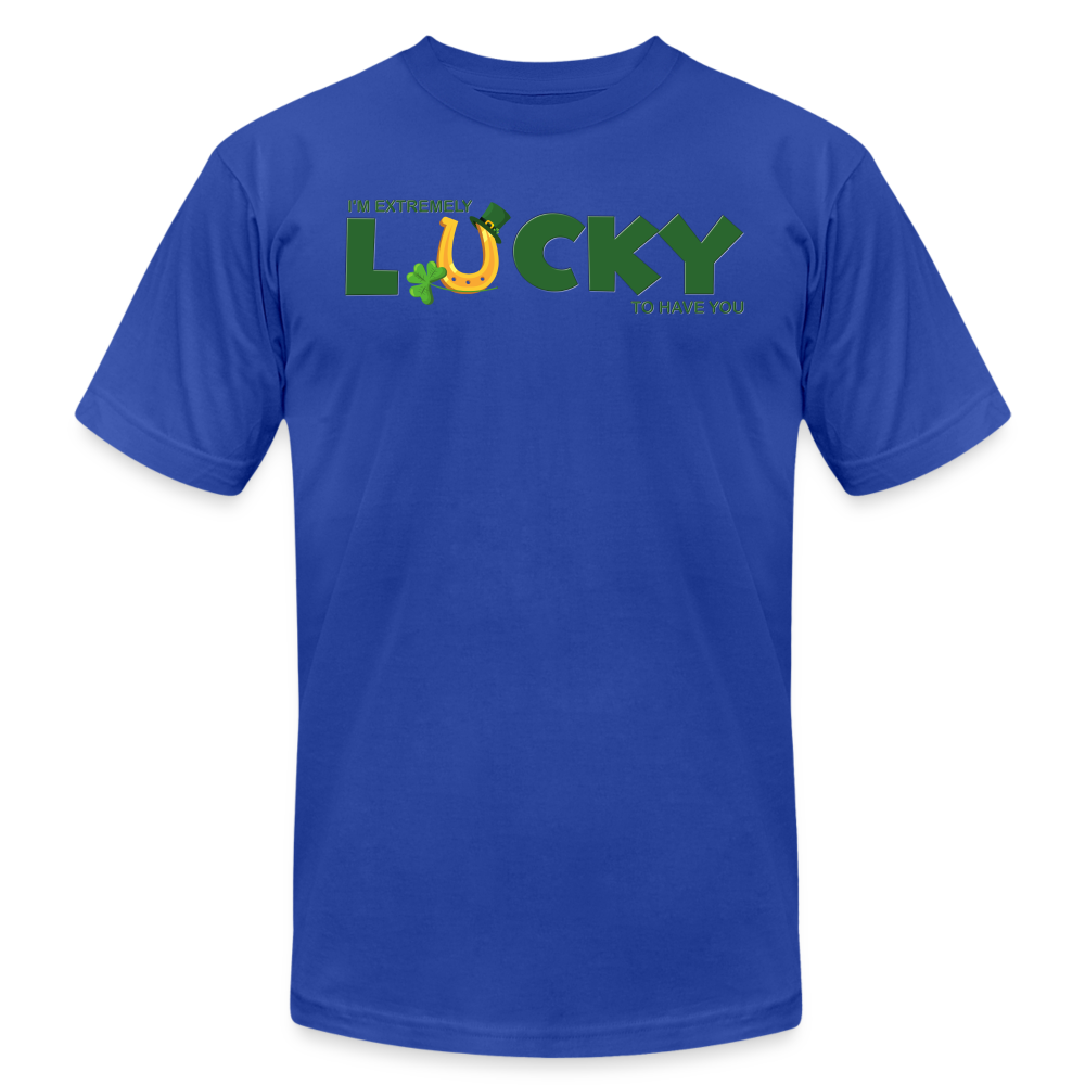 I'm Extremely Lucky To Have You, St Patrick Day Shirt, Shamrock Shirt, Irish Shirt, Lucky Shirt, St Patricks Shirt, St Patricks Day Tee, St Patricks Day Gifts - royal blue