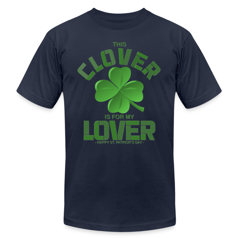 This Clover Is For My Lover, St Patrick Day Shirt, Shamrock Shirt, Irish Shirt, Lucky Shirt, St Patricks Shirt, St Patricks Day Tee, St Patricks Day Gifts - navy