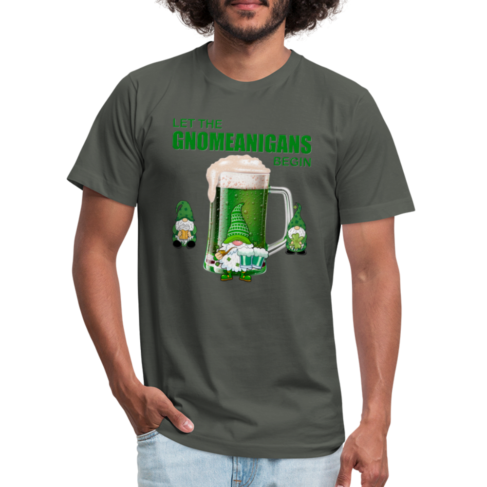 Let The Gnomeanigans Begin, Gnomes Drinking, St Patrick Day Shirt, Shamrock Shirt, Irish Shirt, Lucky Shirt, St Patricks Shirt, St Patricks Day Tee, St Patricks Day Gifts - asphalt