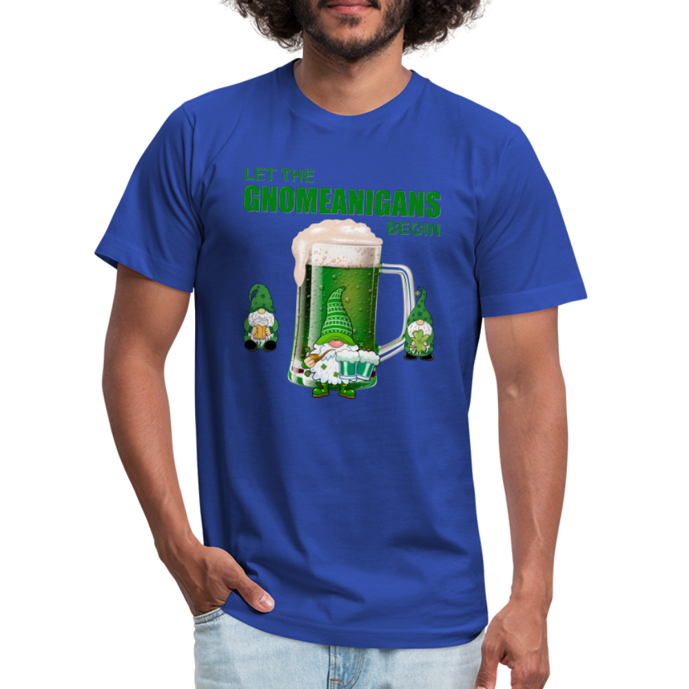 Let The Gnomeanigans Begin, Gnomes Drinking, St Patrick Day Shirt, Shamrock Shirt, Irish Shirt, Lucky Shirt, St Patricks Shirt, St Patricks Day Tee, St Patricks Day Gifts - royal blue