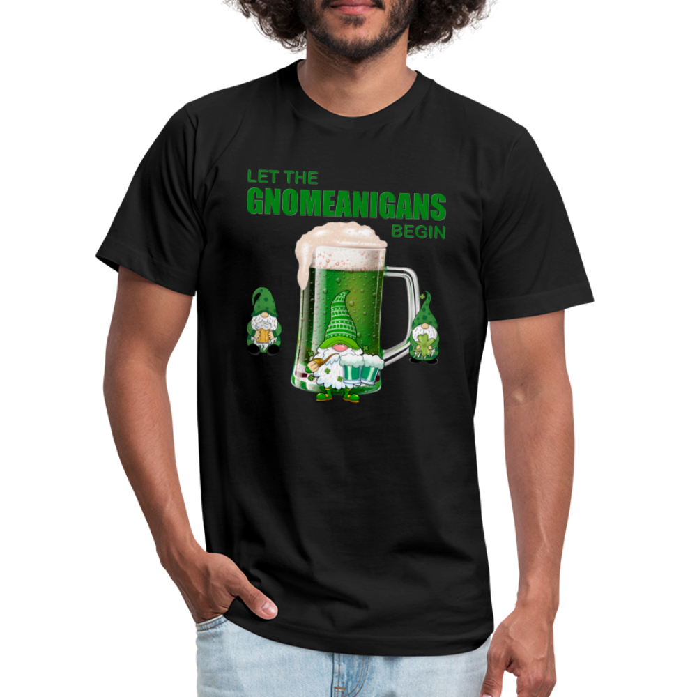Let The Gnomeanigans Begin, Gnomes Drinking, St Patrick Day Shirt, Shamrock Shirt, Irish Shirt, Lucky Shirt, St Patricks Shirt, St Patricks Day Tee, St Patricks Day Gifts - black