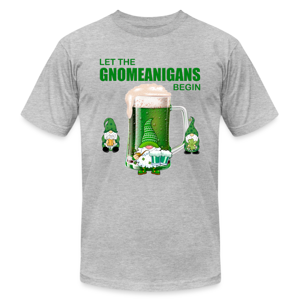 Let The Gnomeanigans Begin, Gnomes Drinking, St Patrick Day Shirt, Shamrock Shirt, Irish Shirt, Lucky Shirt, St Patricks Shirt, St Patricks Day Tee, St Patricks Day Gifts - heather gray