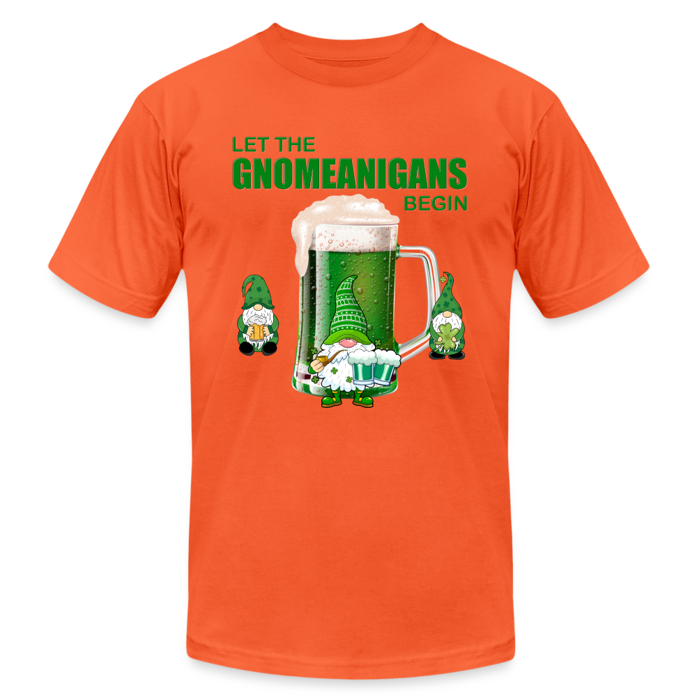 Let The Gnomeanigans Begin, Gnomes Drinking, St Patrick Day Shirt, Shamrock Shirt, Irish Shirt, Lucky Shirt, St Patricks Shirt, St Patricks Day Tee, St Patricks Day Gifts - orange