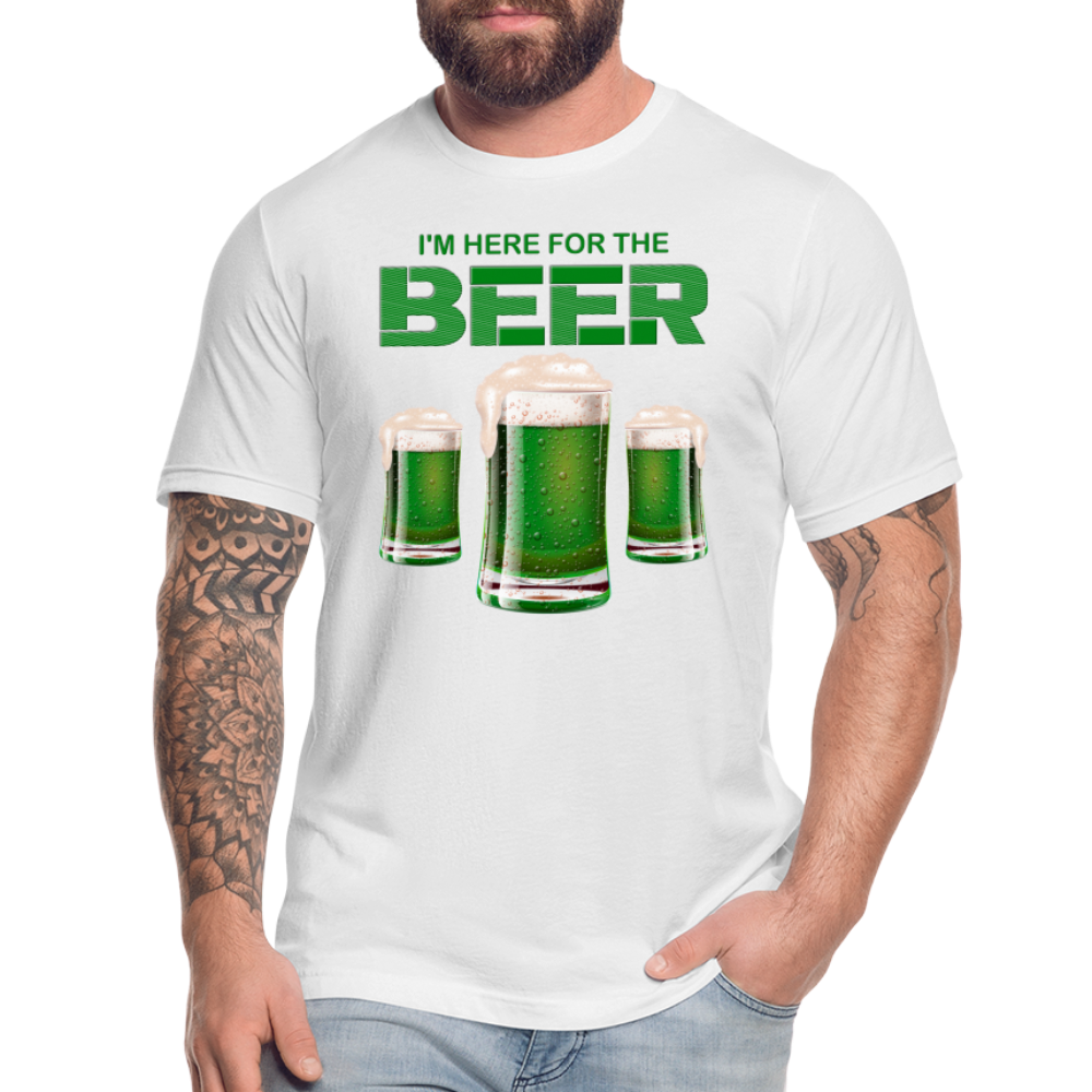 I'm Here For The Beer, Beer Drinking Shirt, Green Beer, St Patrick Day Shirt, Shamrock Shirt, Irish Shirt, Lucky Shirt, St Patricks Shirt, St Patricks Day Tee, St Patricks Day Gifts - white