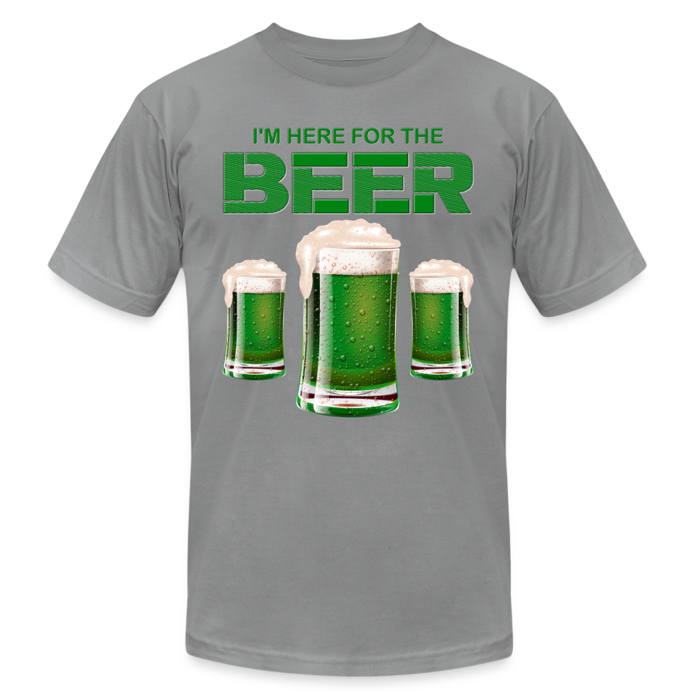 I'm Here For The Beer, Beer Drinking Shirt, Green Beer, St Patrick Day Shirt, Shamrock Shirt, Irish Shirt, Lucky Shirt, St Patricks Shirt, St Patricks Day Tee, St Patricks Day Gifts - slate