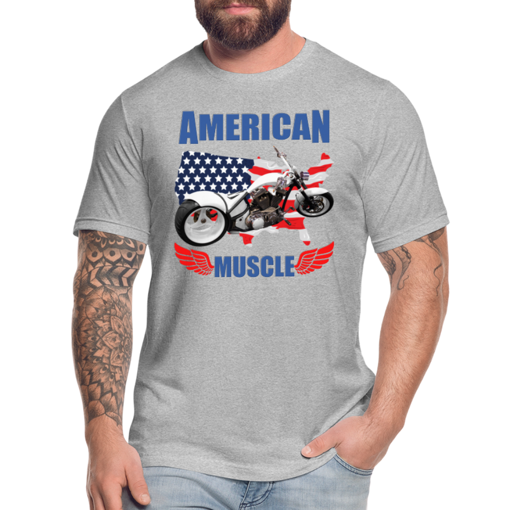 American Muscle Shirt, Motorcycle Shirt, Biker Shirt, Motorcycle Gift, Motorcycle Tshirt, Motorcycle Shirts, Motorcycle T Shirt, Biker Shirt - heather gray