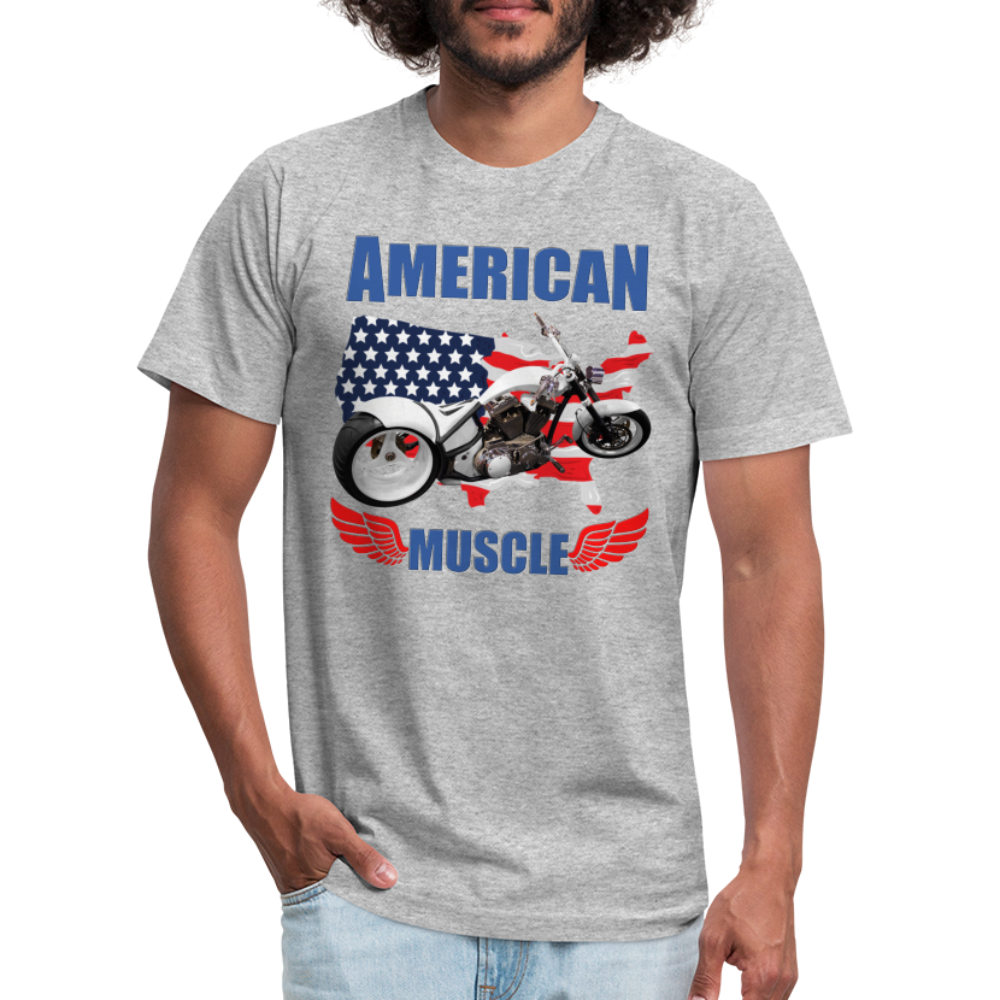 American Muscle Shirt, Motorcycle Shirt, Biker Shirt, Motorcycle Gift, Motorcycle Tshirt, Motorcycle Shirts, Motorcycle T Shirt, Biker Shirt - heather gray