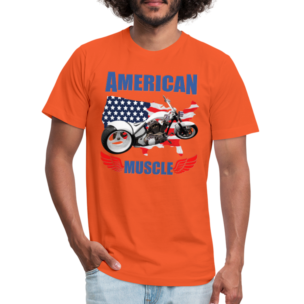 American Muscle Shirt, Motorcycle Shirt, Biker Shirt, Motorcycle Gift, Motorcycle Tshirt, Motorcycle Shirts, Motorcycle T Shirt, Biker Shirt - orange
