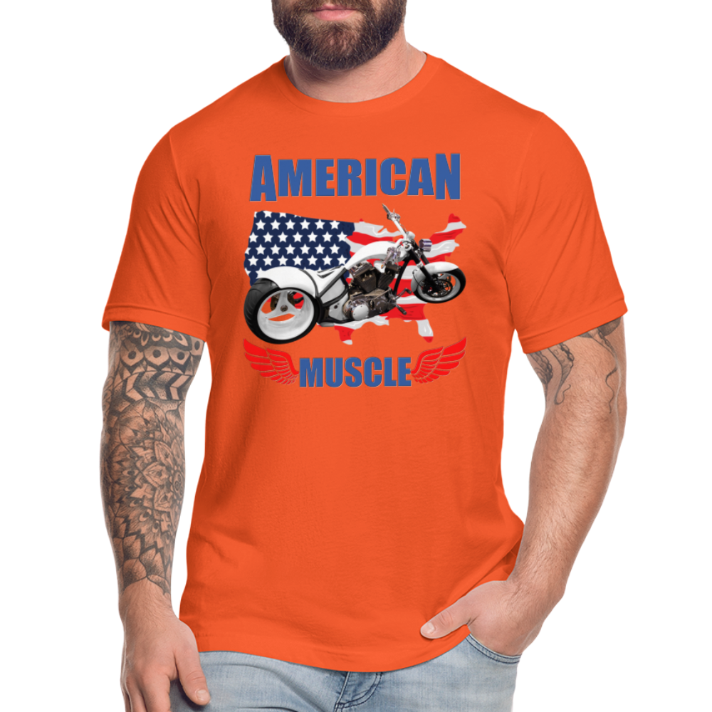 American Muscle Shirt, Motorcycle Shirt, Biker Shirt, Motorcycle Gift, Motorcycle Tshirt, Motorcycle Shirts, Motorcycle T Shirt, Biker Shirt - orange