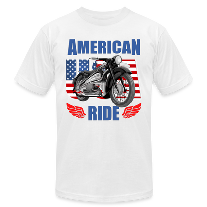 American Ride Shirt, Motorcycle Shirt, Biker Shirt, Motorcycle Gift, Motorcycle Tshirt, Motorcycle Shirts, Motorcycle T Shirt, Biker Shirts - white