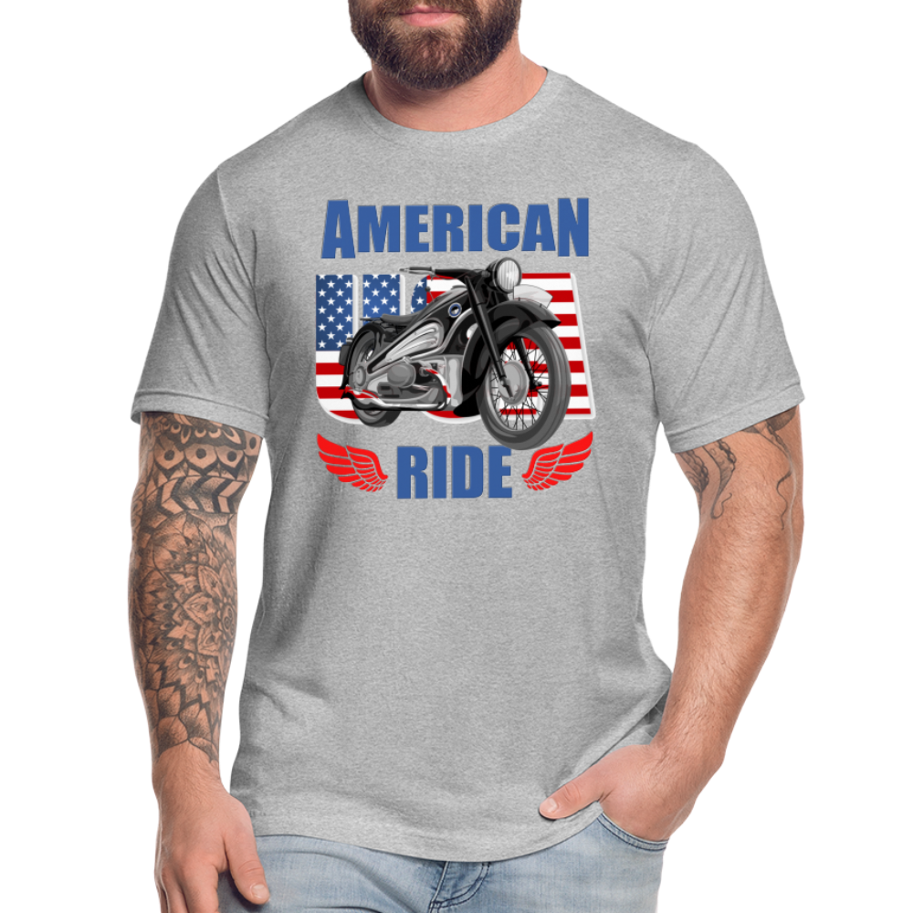 American Ride Shirt, Motorcycle Shirt, Biker Shirt, Motorcycle Gift, Motorcycle Tshirt, Motorcycle Shirts, Motorcycle T Shirt, Biker Shirts - heather gray