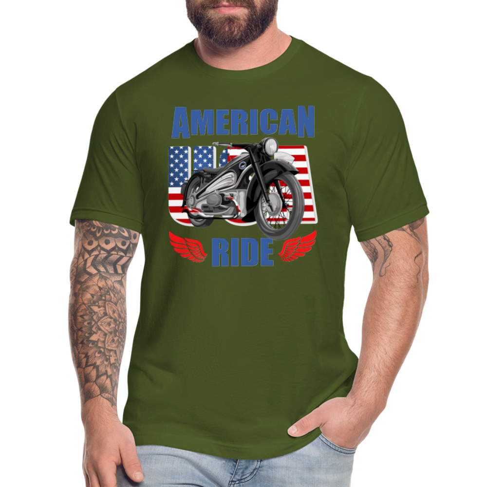 American Ride Shirt, Motorcycle Shirt, Biker Shirt, Motorcycle Gift, Motorcycle Tshirt, Motorcycle Shirts, Motorcycle T Shirt, Biker Shirts - olive