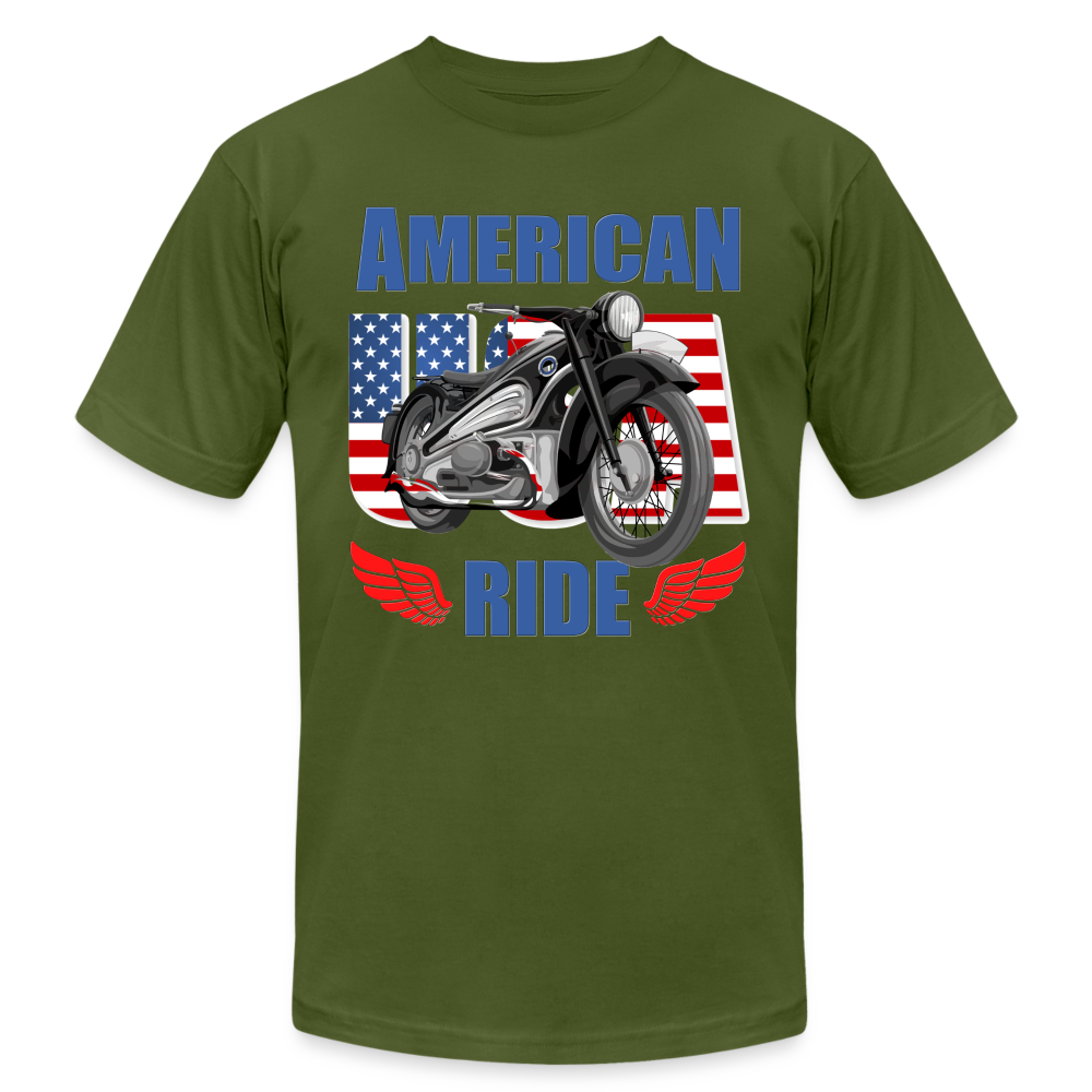 American Ride Shirt, Motorcycle Shirt, Biker Shirt, Motorcycle Gift, Motorcycle Tshirt, Motorcycle Shirts, Motorcycle T Shirt, Biker Shirts - olive