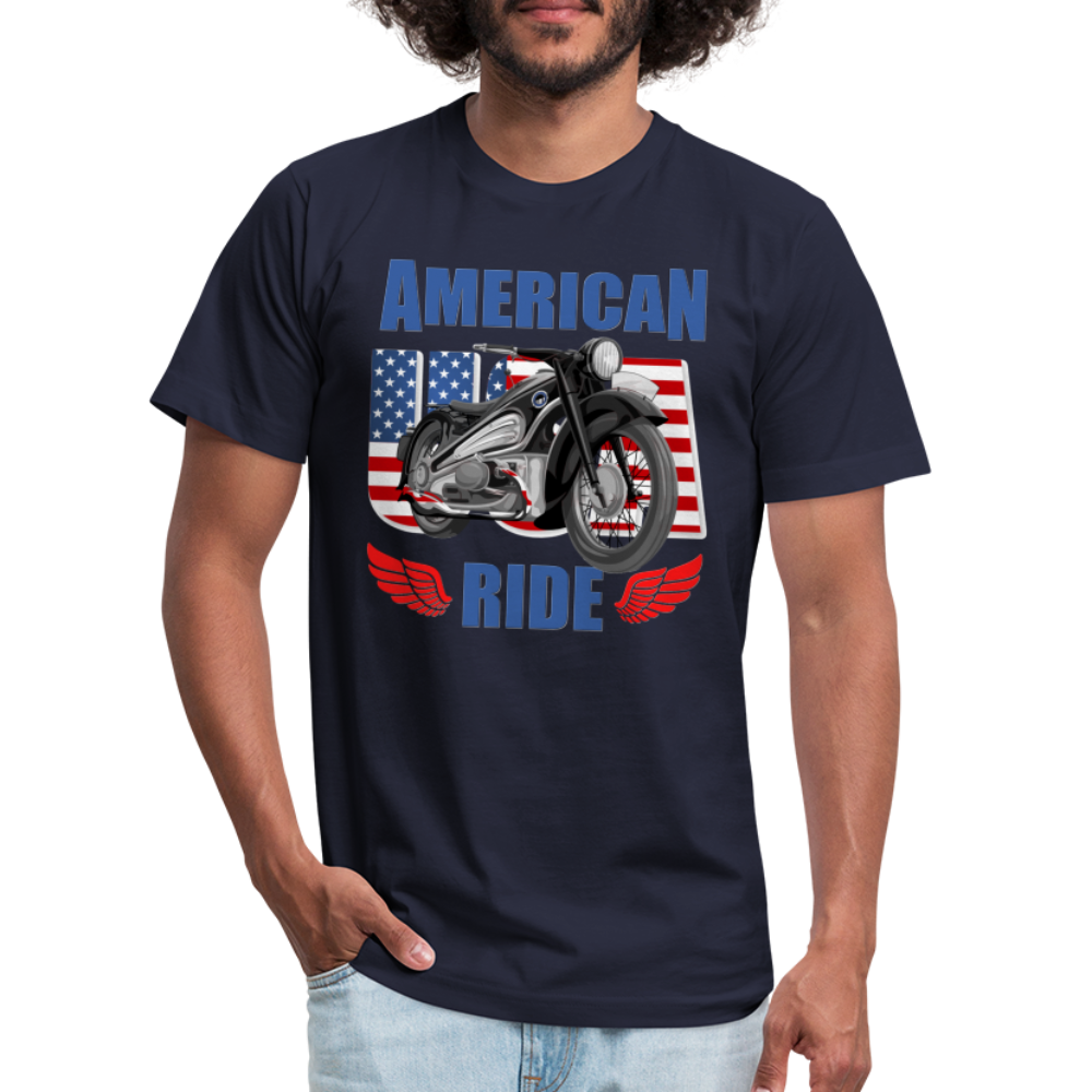 American Ride Shirt, Motorcycle Shirt, Biker Shirt, Motorcycle Gift, Motorcycle Tshirt, Motorcycle Shirts, Motorcycle T Shirt, Biker Shirts - navy