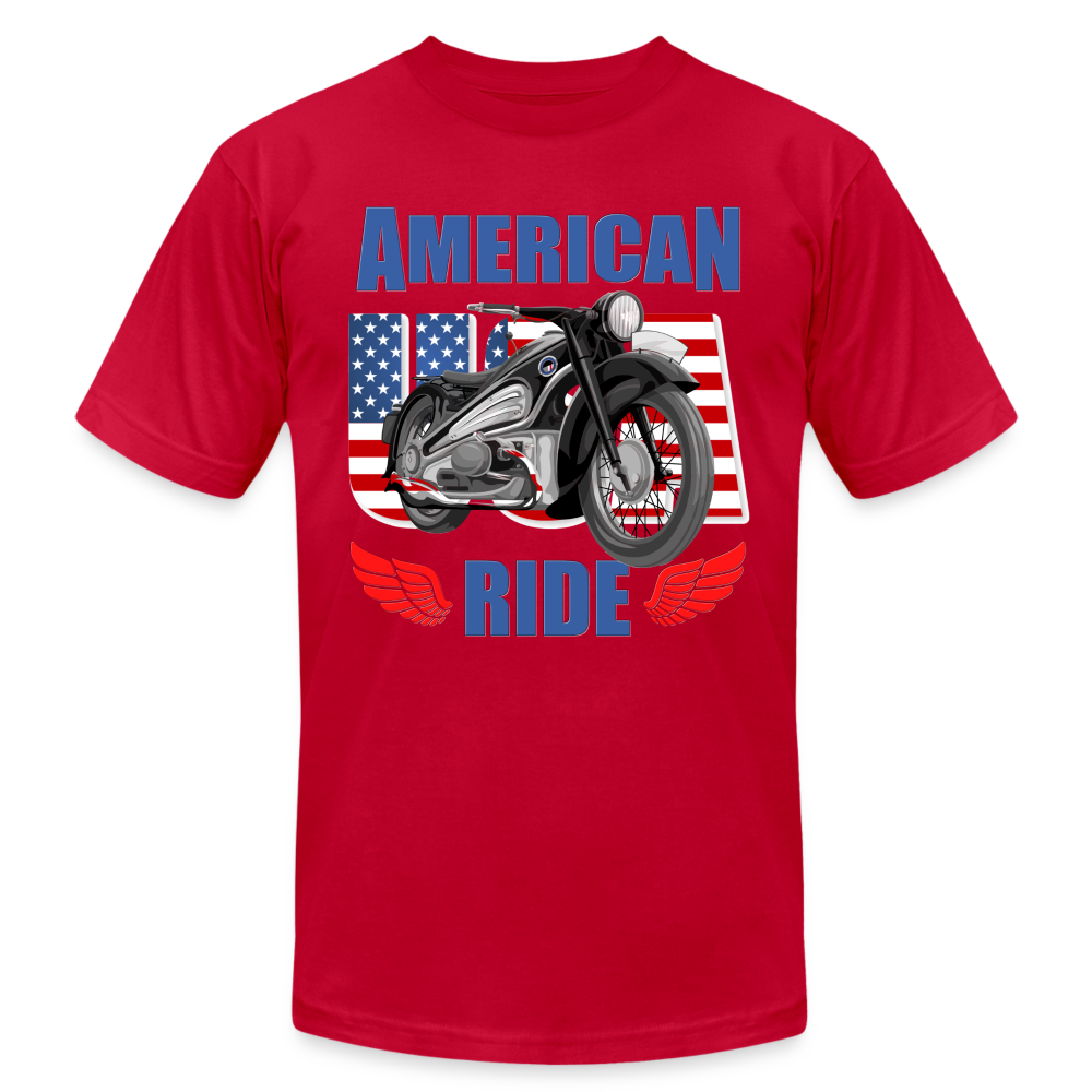 American Ride Shirt, Motorcycle Shirt, Biker Shirt, Motorcycle Gift, Motorcycle Tshirt, Motorcycle Shirts, Motorcycle T Shirt, Biker Shirts - red
