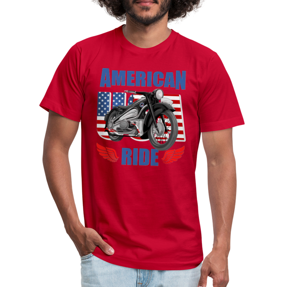 American Ride Shirt, Motorcycle Shirt, Biker Shirt, Motorcycle Gift, Motorcycle Tshirt, Motorcycle Shirts, Motorcycle T Shirt, Biker Shirts - red