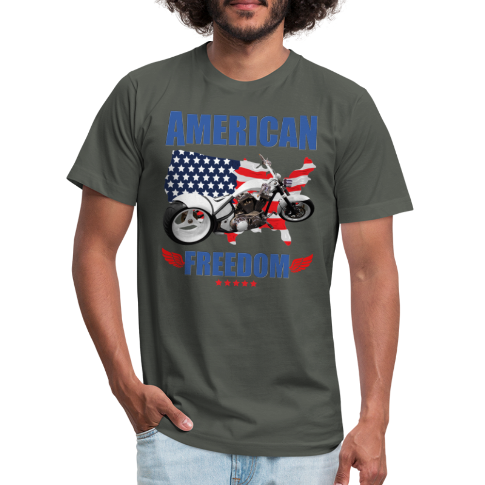 American Freedom Shirt, Motorcycle Shirt, Biker Shirt, Motorcycle Gift, Motorcycle Tshirt, Motorcycle Shirts, Motorcycle T Shirt, Biker Shirt - asphalt