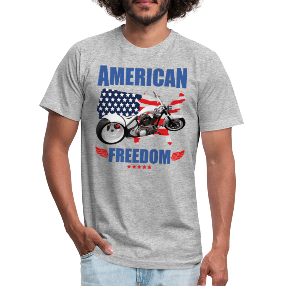 American Freedom Shirt, Motorcycle Shirt, Biker Shirt, Motorcycle Gift, Motorcycle Tshirt, Motorcycle Shirts, Motorcycle T Shirt, Biker Shirt - heather gray