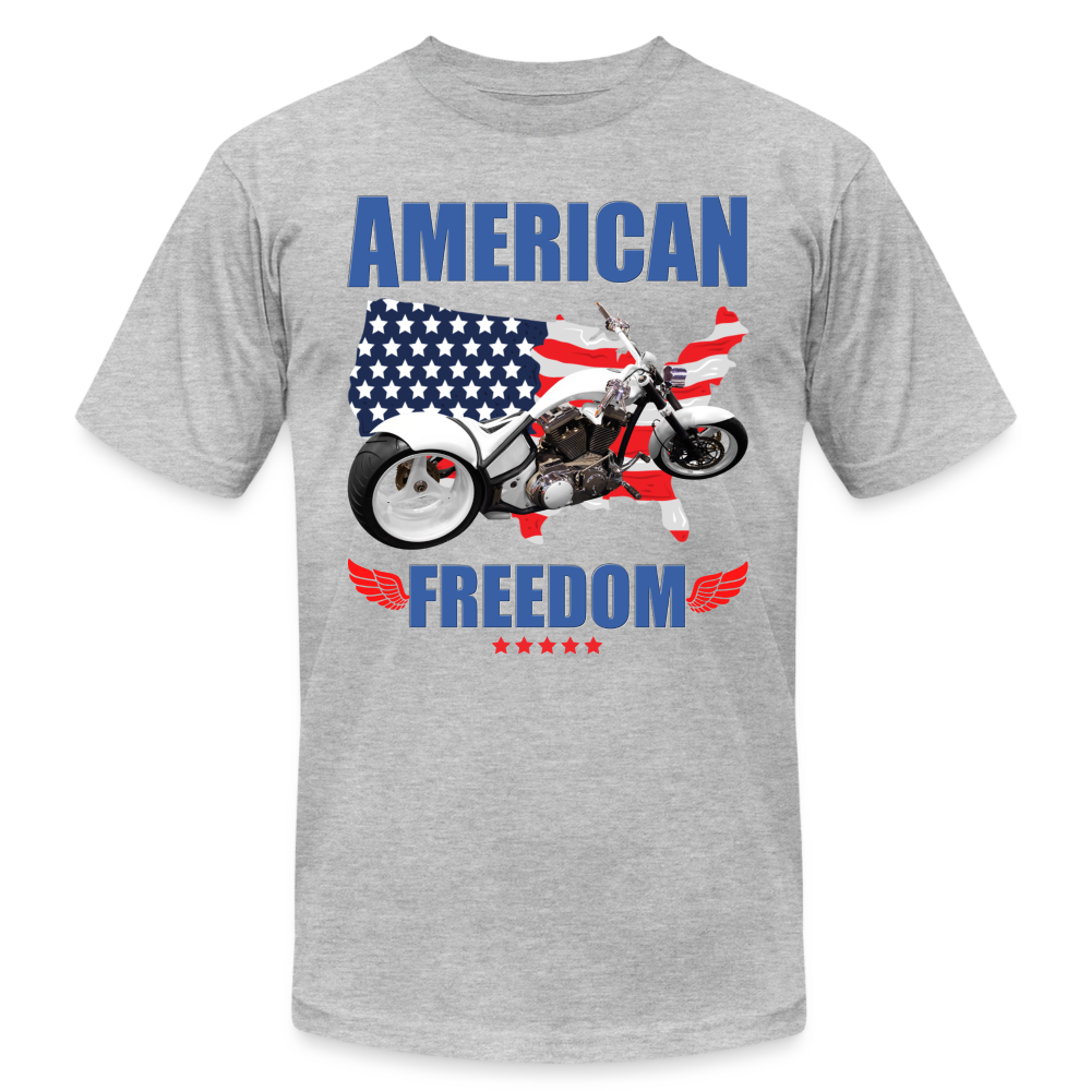 American Freedom Shirt, Motorcycle Shirt, Biker Shirt, Motorcycle Gift, Motorcycle Tshirt, Motorcycle Shirts, Motorcycle T Shirt, Biker Shirt - heather gray