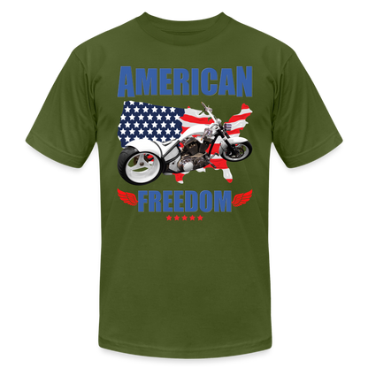 American Freedom Shirt, Motorcycle Shirt, Biker Shirt, Motorcycle Gift, Motorcycle Tshirt, Motorcycle Shirts, Motorcycle T Shirt, Biker Shirt - olive