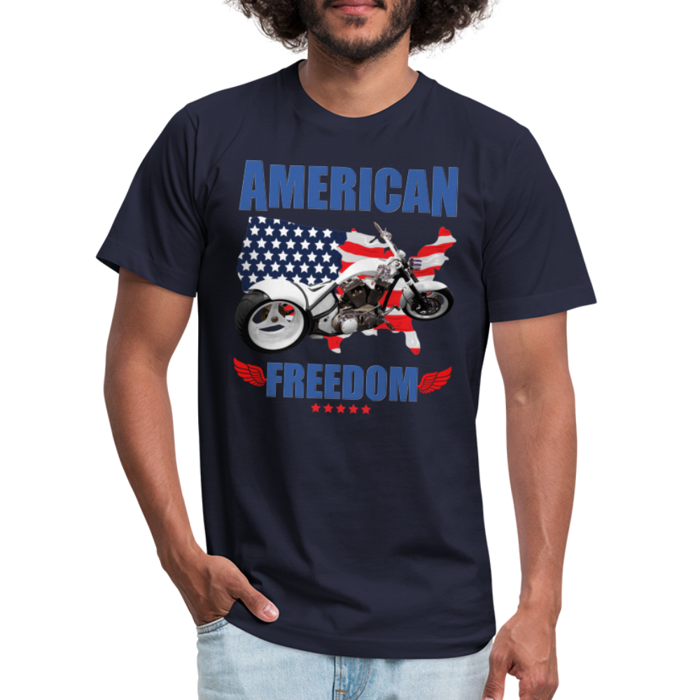 American Freedom Shirt, Motorcycle Shirt, Biker Shirt, Motorcycle Gift, Motorcycle Tshirt, Motorcycle Shirts, Motorcycle T Shirt, Biker Shirt - navy