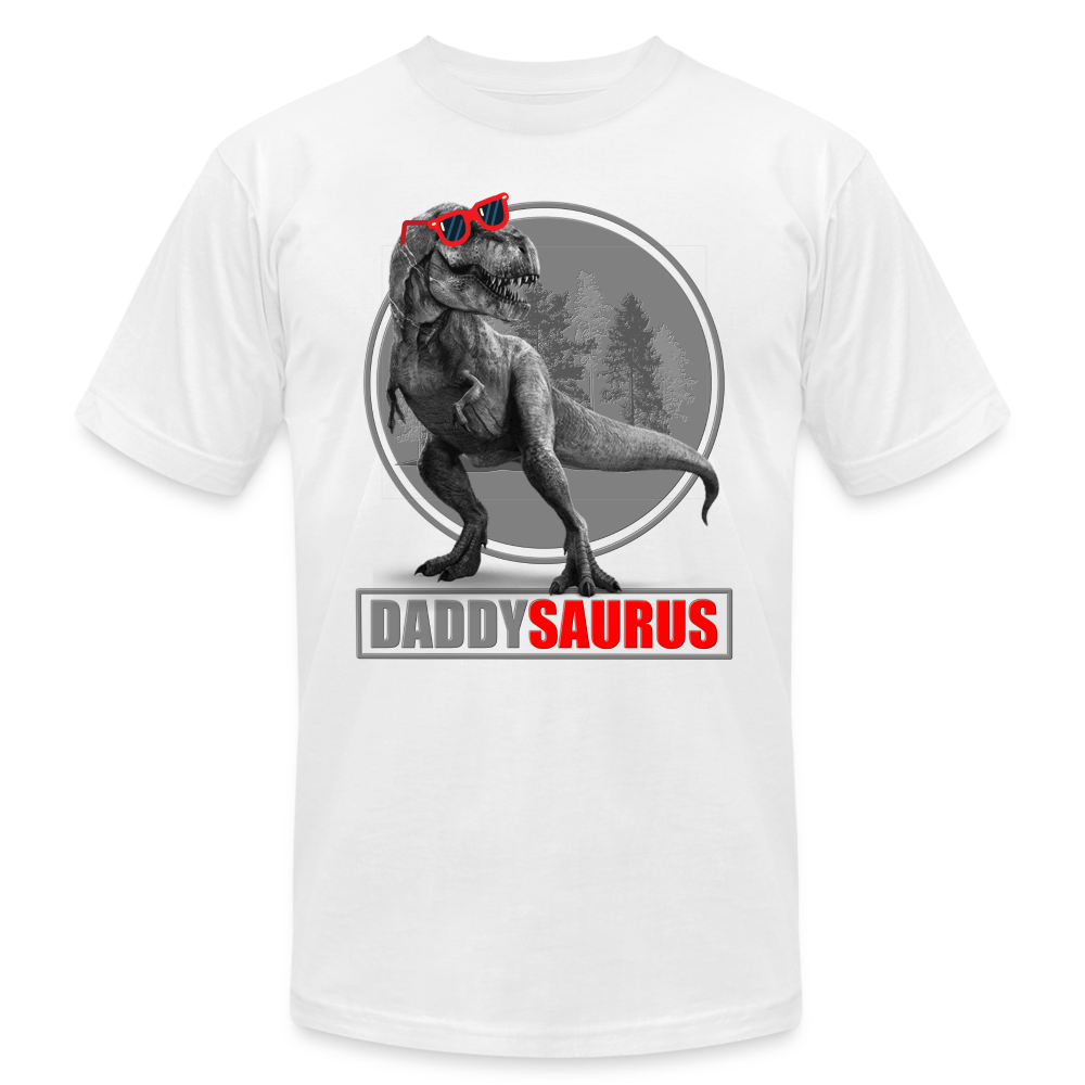 Daddy Saurus Shirt, Daddy Shirt, Fathers Day Shirt, New Dad Shirt, Funny Dad Shirt, Gift For Father, Best Dad Shirt, Dada Shirt, Papa Shirt - white