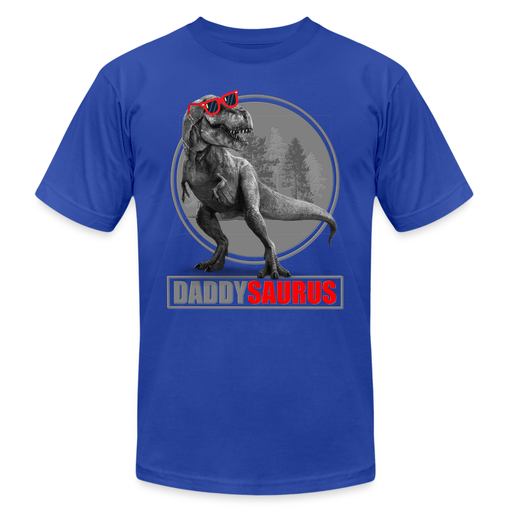 Daddy Saurus Shirt, Daddy Shirt, Fathers Day Shirt, New Dad Shirt, Funny Dad Shirt, Gift For Father, Best Dad Shirt, Dada Shirt, Papa Shirt - royal blue