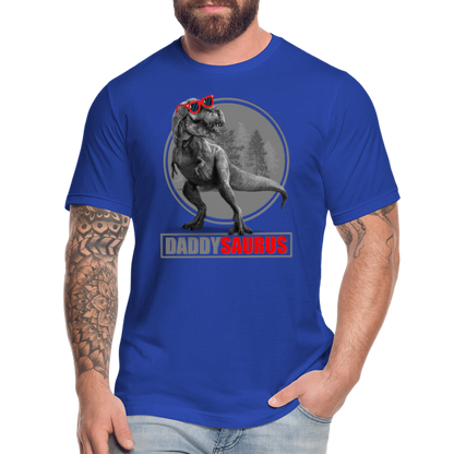 Daddy Saurus Shirt, Daddy Shirt, Fathers Day Shirt, New Dad Shirt, Funny Dad Shirt, Gift For Father, Best Dad Shirt, Dada Shirt, Papa Shirt - royal blue