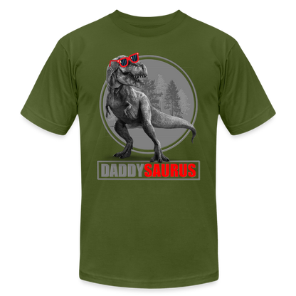 Daddy Saurus Shirt, Daddy Shirt, Fathers Day Shirt, New Dad Shirt, Funny Dad Shirt, Gift For Father, Best Dad Shirt, Dada Shirt, Papa Shirt - olive