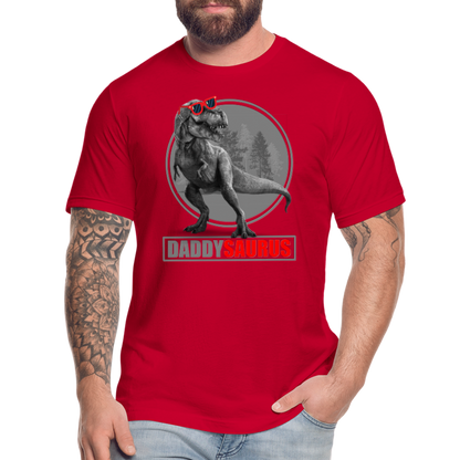 Daddy Saurus Shirt, Daddy Shirt, Fathers Day Shirt, New Dad Shirt, Funny Dad Shirt, Gift For Father, Best Dad Shirt, Dada Shirt, Papa Shirt - red
