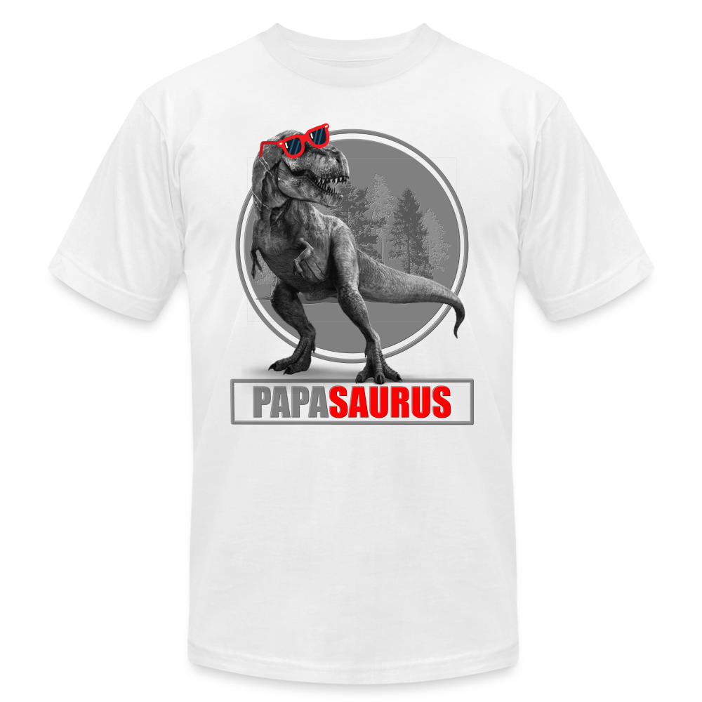 Papa Saurus Shirt, Daddy Shirt, Fathers Day Shirt, New Dad Shirt, Funny Dad Shirt, Gift For Father, Best Dad Shirt, Dada Shirt, Papa Shirt - white