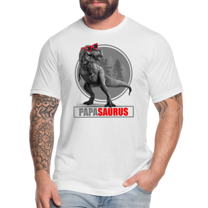 Papa Saurus Shirt, Daddy Shirt, Fathers Day Shirt, New Dad Shirt, Funny Dad Shirt, Gift For Father, Best Dad Shirt, Dada Shirt, Papa Shirt - white