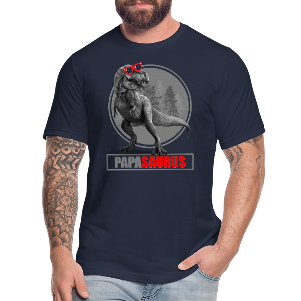 Papa Saurus Shirt, Daddy Shirt, Fathers Day Shirt, New Dad Shirt, Funny Dad Shirt, Gift For Father, Best Dad Shirt, Dada Shirt, Papa Shirt - navy