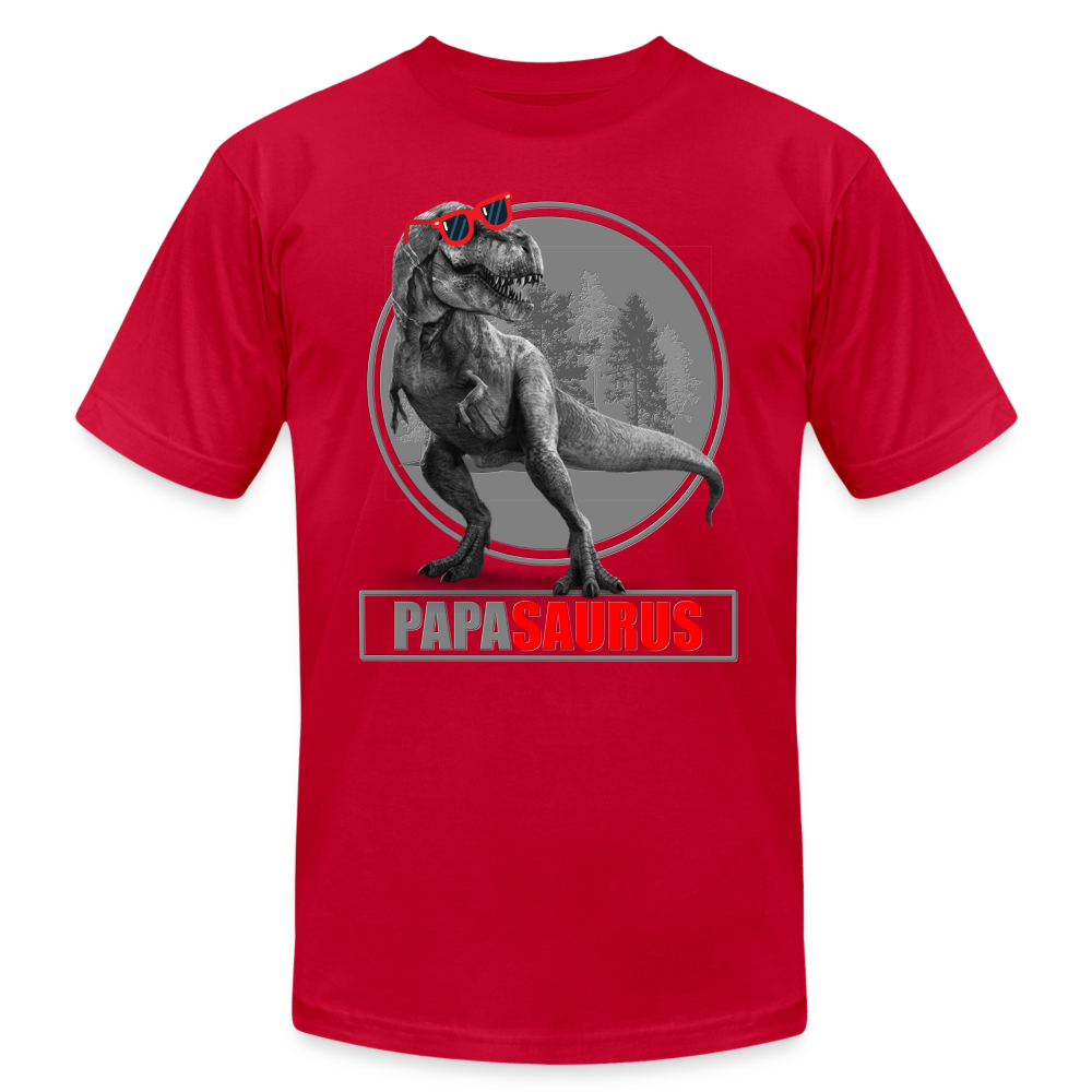 Papa Saurus Shirt, Daddy Shirt, Fathers Day Shirt, New Dad Shirt, Funny Dad Shirt, Gift For Father, Best Dad Shirt, Dada Shirt, Papa Shirt - red