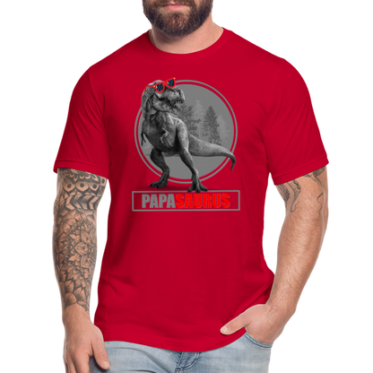 Papa Saurus Shirt, Daddy Shirt, Fathers Day Shirt, New Dad Shirt, Funny Dad Shirt, Gift For Father, Best Dad Shirt, Dada Shirt, Papa Shirt - red