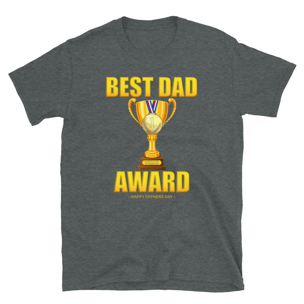 Father's Day Gift For Him Best Dad Award T Shirt Funny Number One Dad Award Shirt Fathers Day Dad Shirt Gift Funny Christmas Trophy Dad Gift