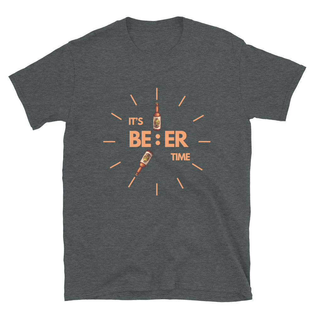 Beer Shirt, It's Beer Time Shirt, O'Clock Craft Beer Shirt, Alcohol Drinking Booze Shirt, Funny Gift Idea Beer Tee T-Shirt
