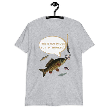 Funny Fishing Shirt, This is Not Drugs But I'm Hooked T-Shirt, Lake Lover Shirt, Cool Tee Men Daddy Dad Shirt, Fathers Day Fishing