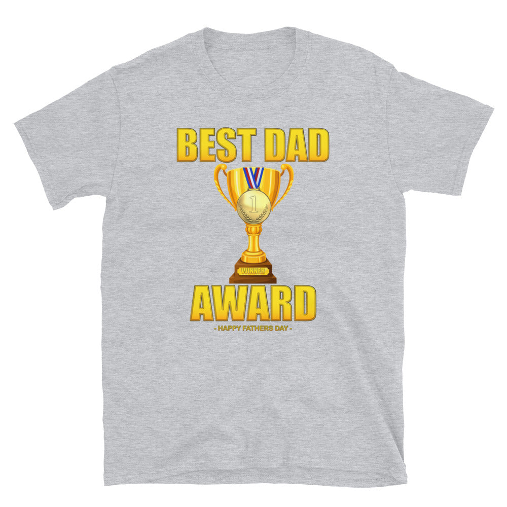 Father's Day Gift For Him Best Dad Award T Shirt Funny Number One Dad Award Shirt Fathers Day Dad Shirt Gift Funny Christmas Trophy Dad Gift